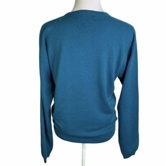 White Wheeler & Martha Cashmere Crewneck Sweater - Picture 7 of 8